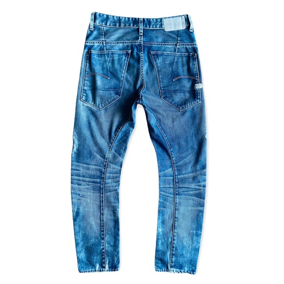💙G-STAR RAW FOR THE OCEANS TYPE C 3D Super Slim Distressed Jeans - Picture 4 of 9